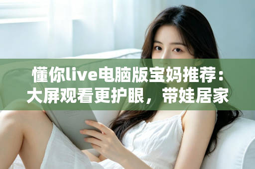 懂你live电脑版宝妈推荐：大屏观看更护眼，带娃居家两不误的贴心好帮手