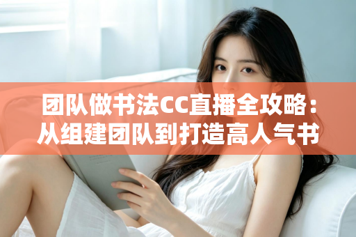 团队做书法CC直播全攻略：从组建团队到打造高人气书法直播间的实战指南