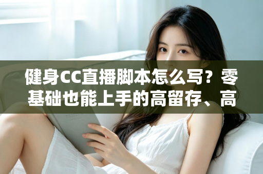 健身CC直播脚本怎么写？零基础也能上手的高留存、高转化健身直播脚本撰写全指南