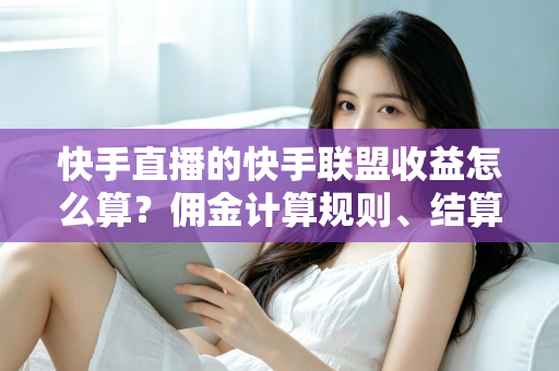 快手直播的快手联盟收益怎么算？佣金计算规则、结算周期与提现方法全解析