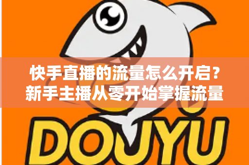 快手直播的流量怎么开启？新手主播从零开始掌握流量开启与运营的完整指南
