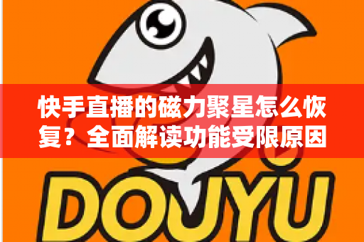 快手直播的磁力聚星怎么恢复？全面解读功能受限原因、恢复步骤与避坑指南
