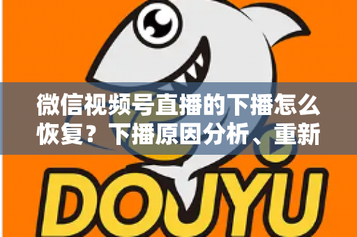 微信视频号直播的下播怎么恢复?下播原因分析、重新开播步骤与直播间流量恢复全指南 微信视频号直播的下播怎么恢复?下播原因分析、重新开播步骤与直播间流量恢复全指南