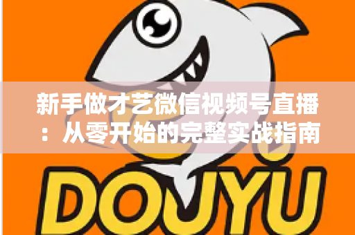 新手做才艺微信视频号直播:从零开始的完整实战指南 新手做才艺微信视频号直播:从零开始的完整实战指南