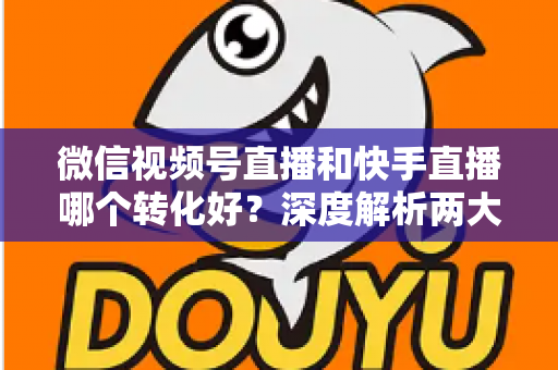 微信视频号直播和快手直播哪个转化好?深度解析两大平台带货转化率差异与商家选平台实战指南 微信视频号直播和快手直播哪个转化好?深度解析两大平台带货转化率差异与商家选平台实战指南