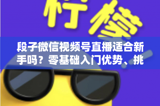 段子微信视频号直播适合新手吗?零基础入门优势、挑战与实操全解析 段子微信视频号直播适合新手吗?零基础入门优势、挑战与实操全解析