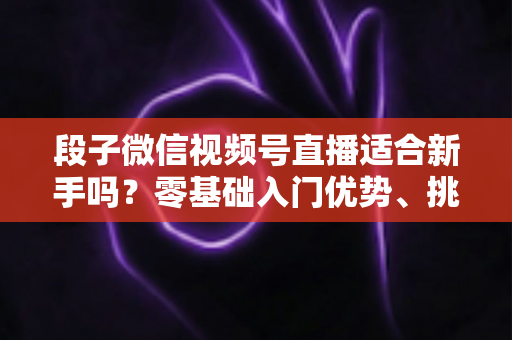 段子微信视频号直播适合新手吗?零基础入门优势、挑战与实操全解析 段子微信视频号直播适合新手吗?零基础入门优势、挑战与实操全解析