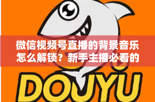 微信视频号直播的背景音乐怎么解锁？新手主播必看的背景音乐解锁与设置全攻略