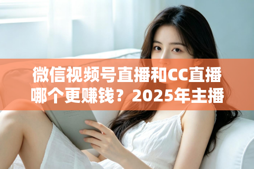 微信视频号直播和CC直播哪个更赚钱？2025年主播变现平台深度对比全解析