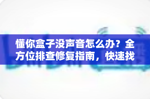 懂你盒子没声音怎么办？全方位排查修复指南，快速找回清晰音效