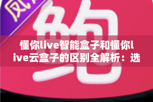 懂你live智能盒子和懂你live云盒子的区别全解析:选购前必看的核心差异指南 懂你live智能盒子和懂你live云盒子的区别全解析:选购前必看的核心差异指南