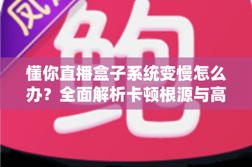懂你直播盒子系统变慢怎么办?全面解析卡顿根源与高效优化方案 懂你直播盒子系统变慢怎么办?全面解析卡顿根源与高效优化方案