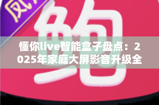 懂你live智能盒子盘点：2025年家庭大屏影音升级全攻略与选购指南